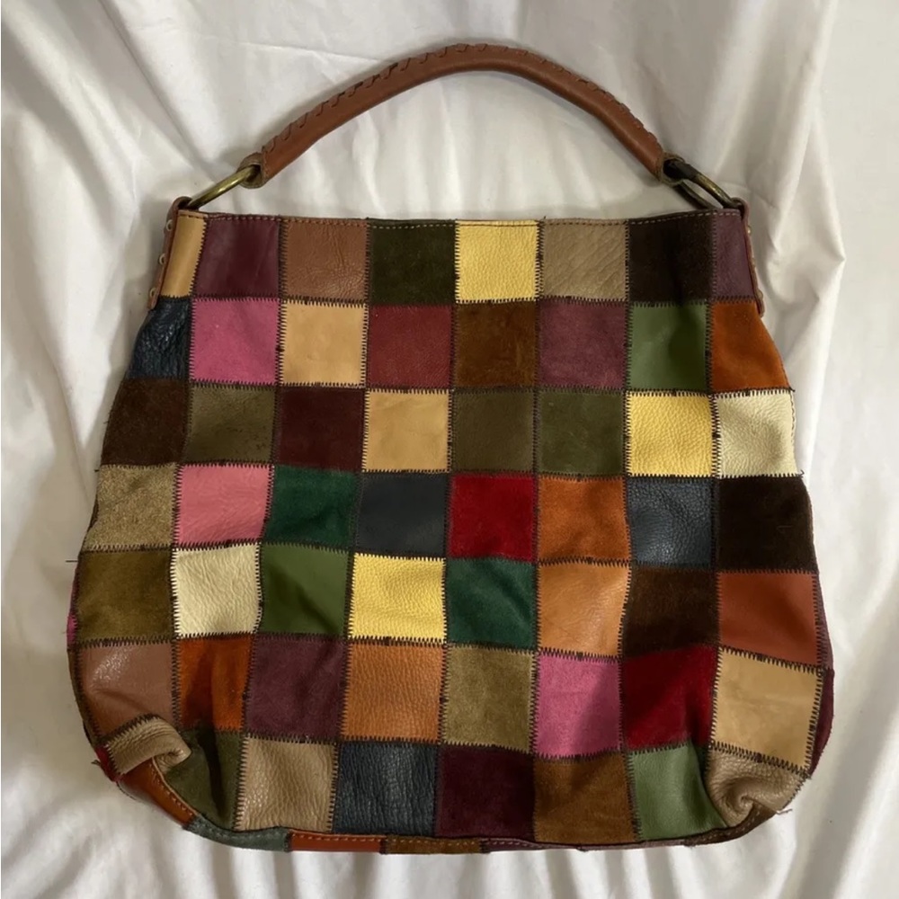 Lucky brand patchwork handbag